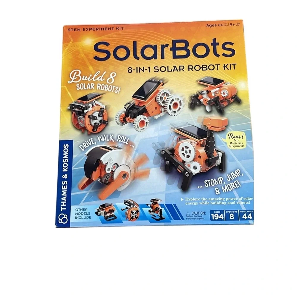Thames & Kosmos SolarBots 8-in-1 Solar‎ Robot Kit STEM Experiment Kit 620375